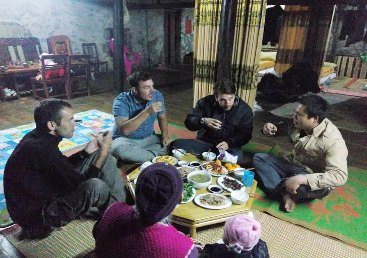 A Sy Ban Gioc Homestay - Lang Da Khuoi Ky Као Банг Екстериор снимка