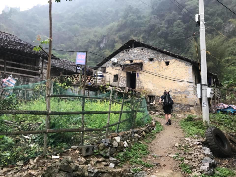 A Sy Ban Gioc Homestay - Lang Da Khuoi Ky Као Банг Екстериор снимка