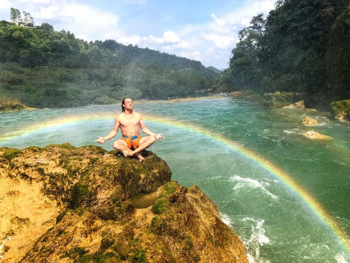 A Sy Ban Gioc Homestay - Lang Da Khuoi Ky Као Банг Екстериор снимка