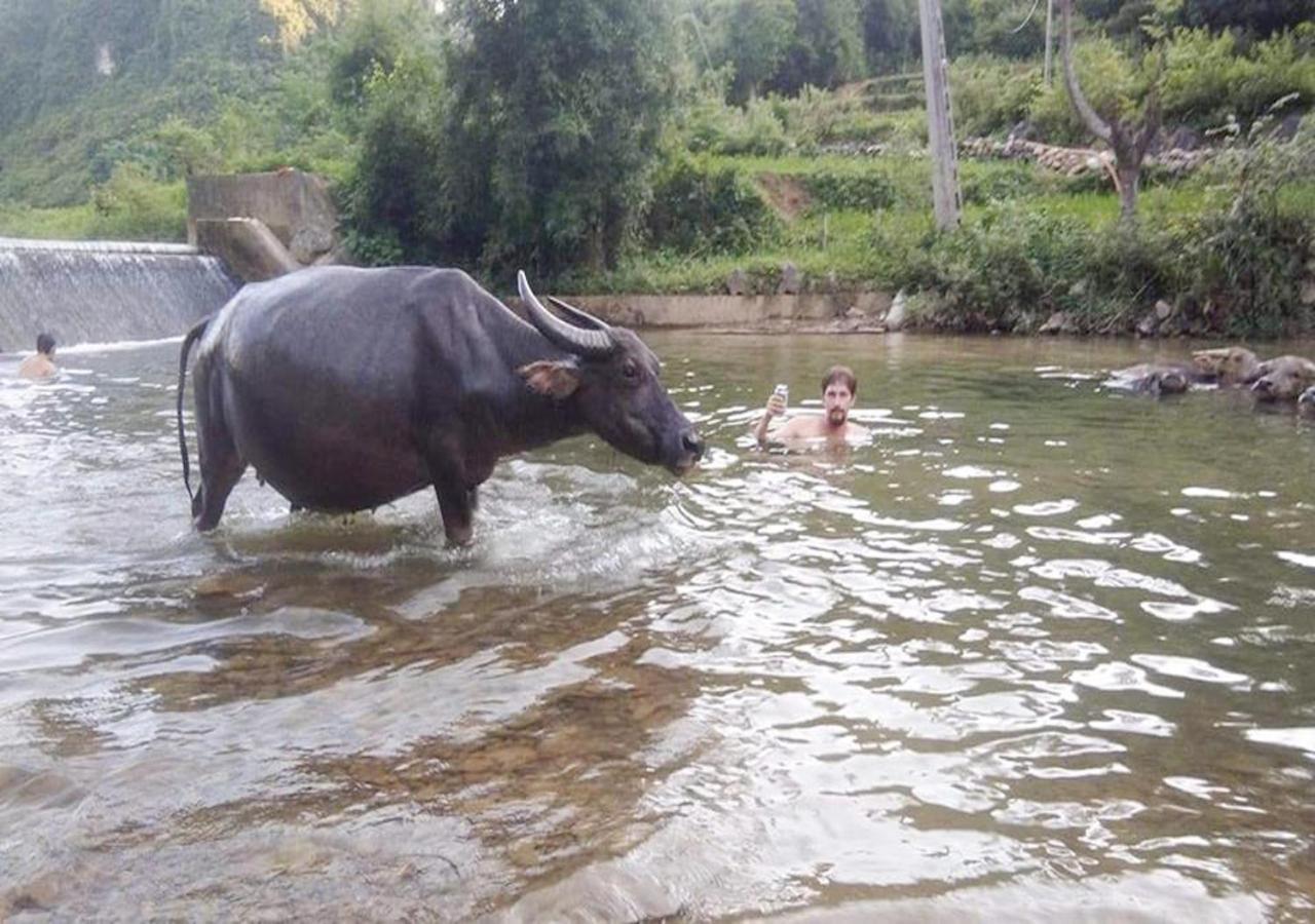 A Sy Ban Gioc Homestay - Lang Da Khuoi Ky Као Банг Екстериор снимка