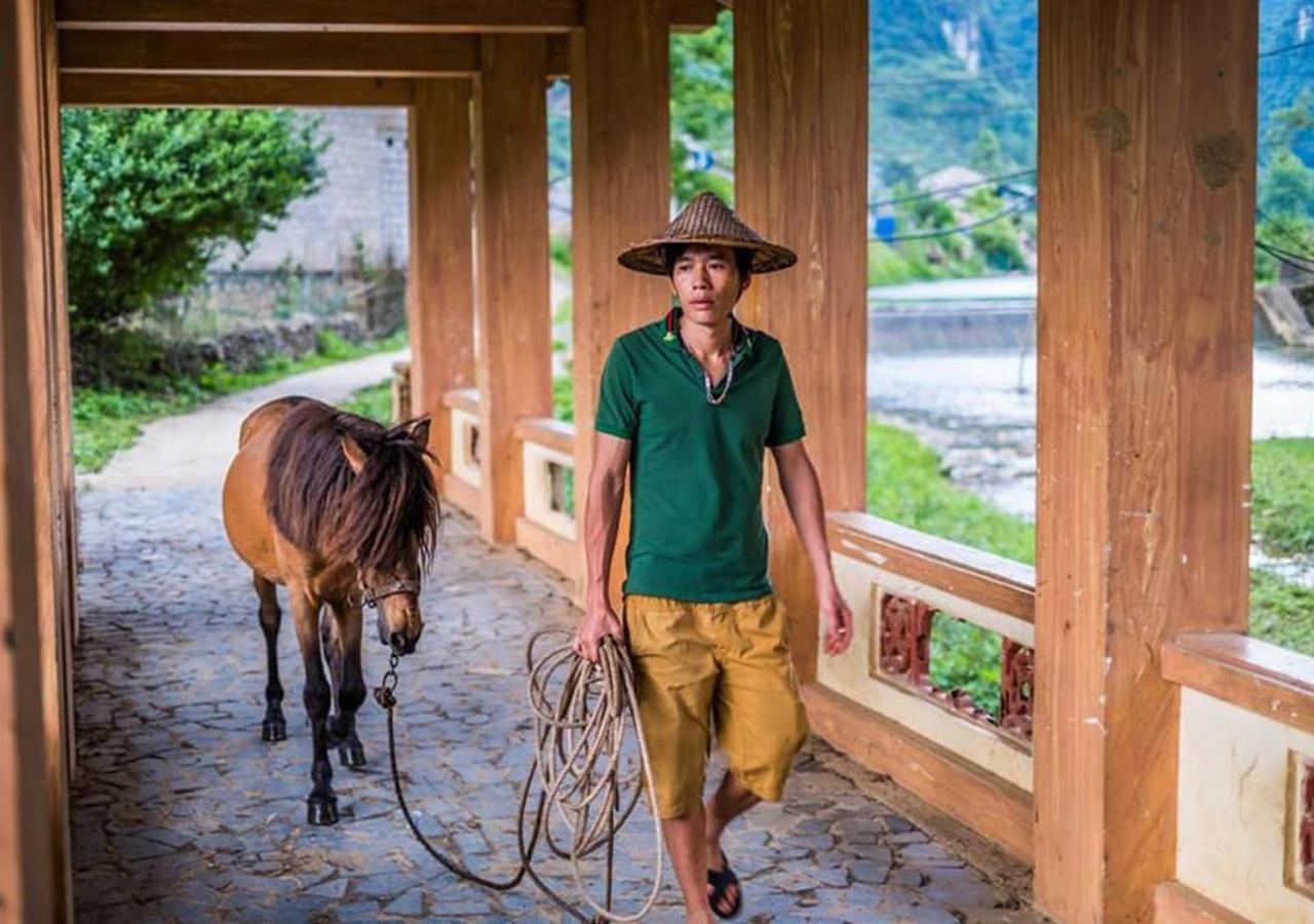 A Sy Ban Gioc Homestay - Lang Da Khuoi Ky Као Банг Екстериор снимка